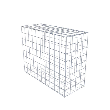 Anbaugabione Typ 2 100 cm x 80 cm x 40 cm (L x H x T), Maschenweite 10 cm x 10 cm, C-Ring