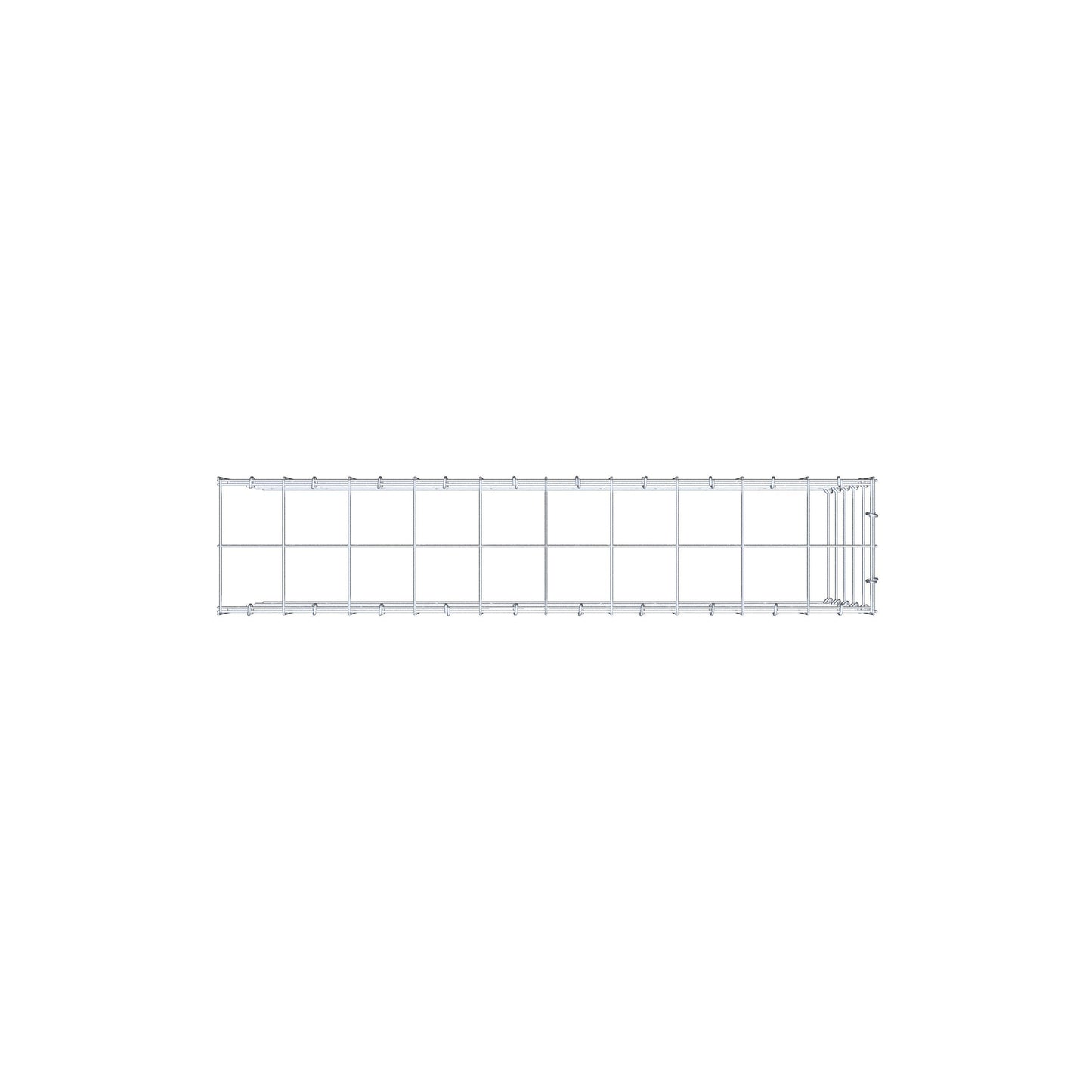 Gavión complementario de tipo 4 100 cm x 50 cm x 20 cm (L x A x P), malla 10 cm x 10 cm, anillo en C