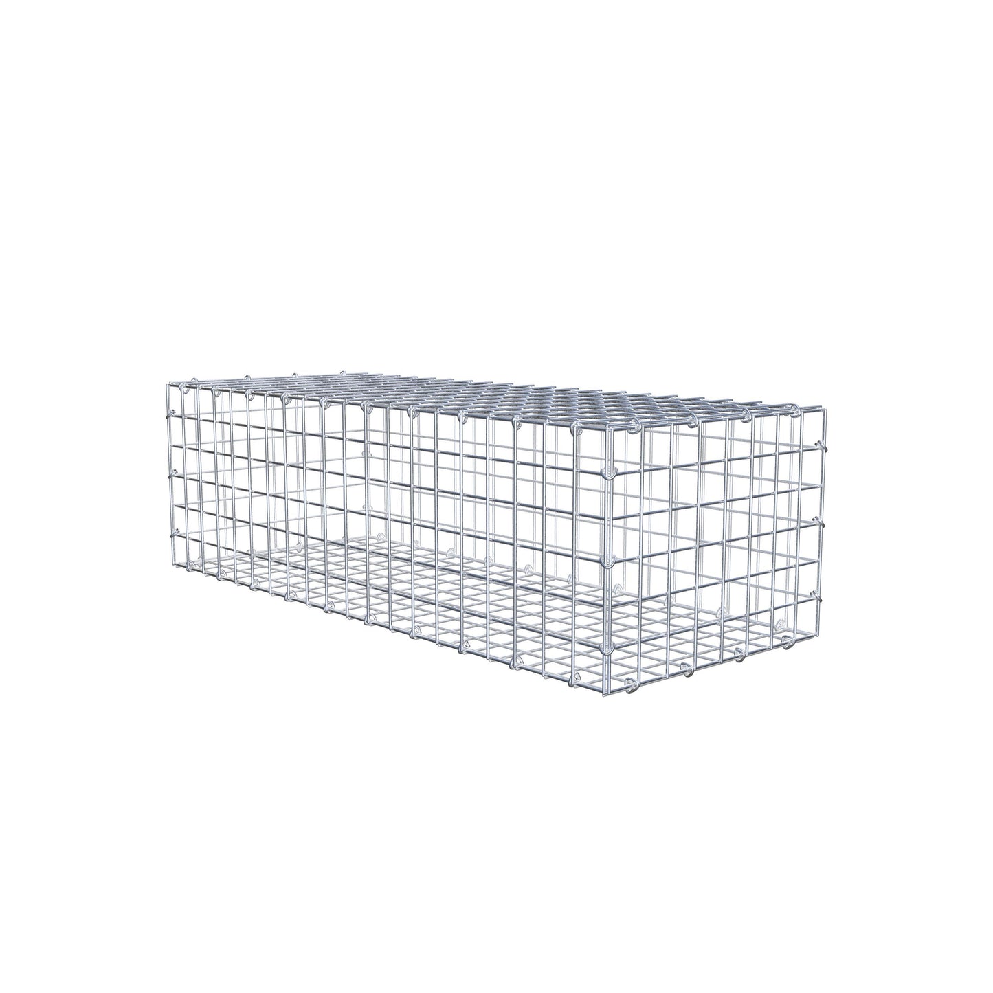 Gabione 100 cm x 30 cm x 40 cm (L x H x T), Maschenweite 5 cm x 5 cm, C-Ring