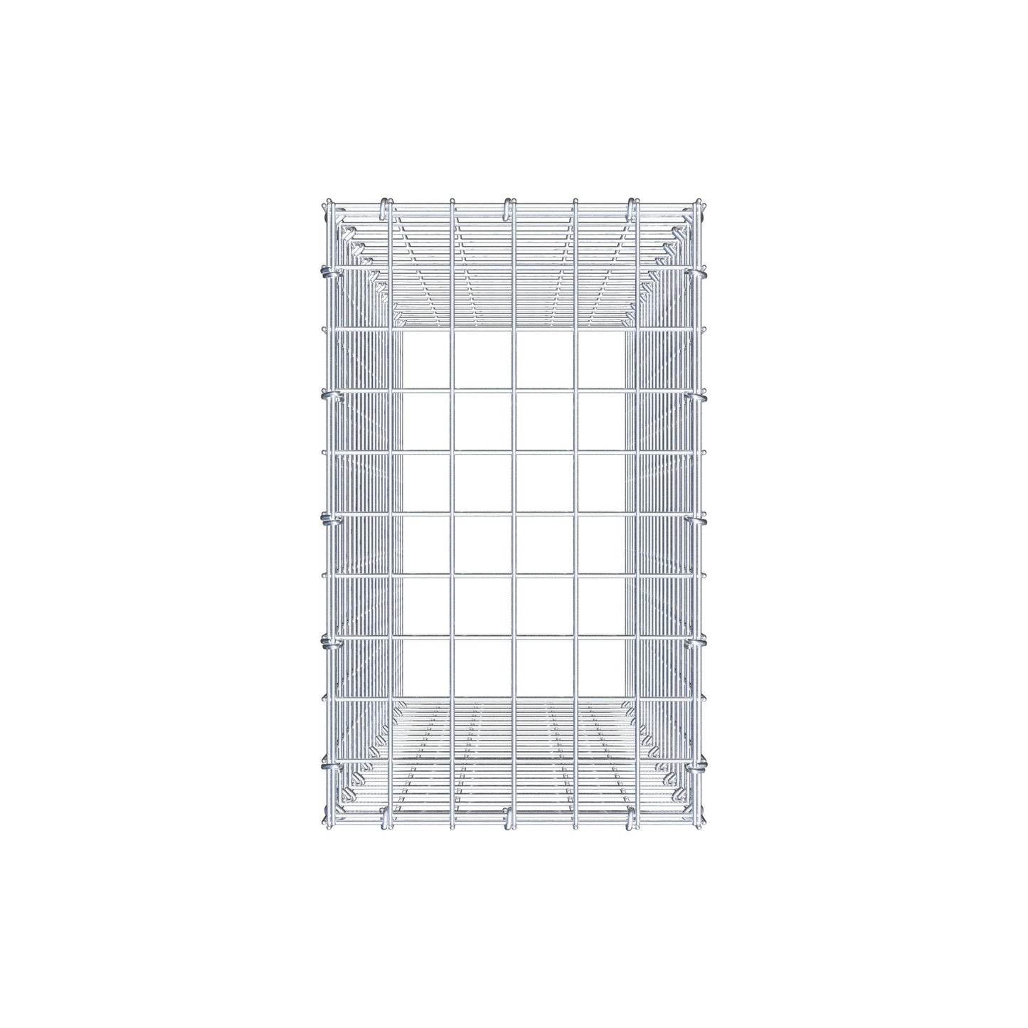Anbaugabione Typ 3 100 cm x 30 cm x 50 cm (L x H x T), Maschenweite 5 cm x 5 cm, C-Ring