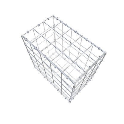 Gabion 50 cm x 50 cm x 30 cm (L x H x D), mesh size 10 x 10 cm, spiral ring