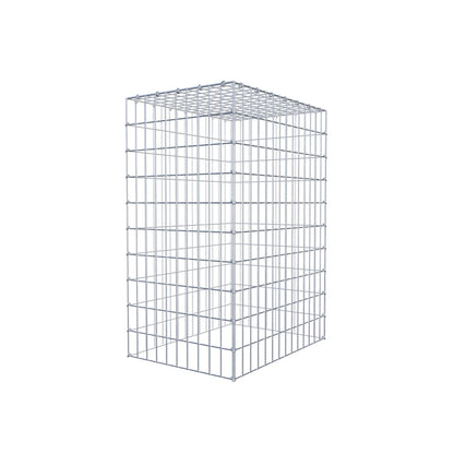 Anbaugabione Typ 3 100 cm x 70 cm x 50 cm (L x H x T), Maschenweite 5 cm x 10 cm, C-Ring