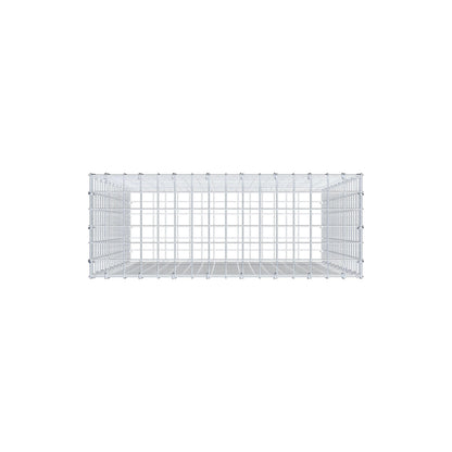 Gabion 100 cm x 80 cm x 30 cm (L x H x D), mesh size 5 cm x 5 cm, C-ring