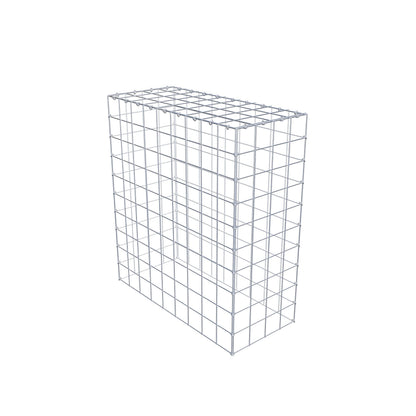 Monteret gabion type 3 100 cm x 90 cm x 40 cm (L x H x D), maskestørrelse 10 cm x 10 cm, C-ring