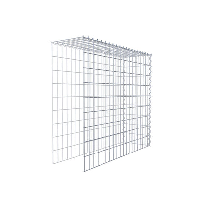 Anbaugabione Typ 4 100 cm x 90 cm x 30 cm (L x H x T), Maschenweite 5 cm x 10 cm, Spirale