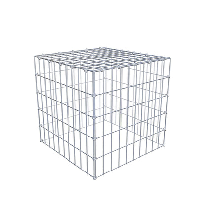 Gabbione aggiuntivo tipo 3 50 cm x 50 cm x 50 cm (L x H x P), maglia 5 cm x 10 cm, anello a C