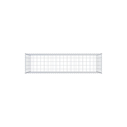 Gavión 200 cm x 100 cm x 50 cm (largo x alto x fondo), malla 10 cm x 10 cm, en espiral