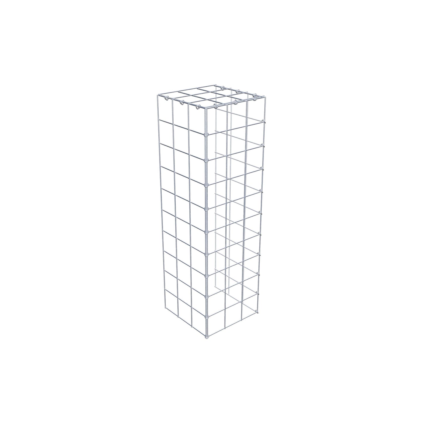 Anbaugabione Typ 4 100 cm x 30 cm x 30 cm (L x H x T), Maschenweite 10 cm x 10 cm, C-Ring