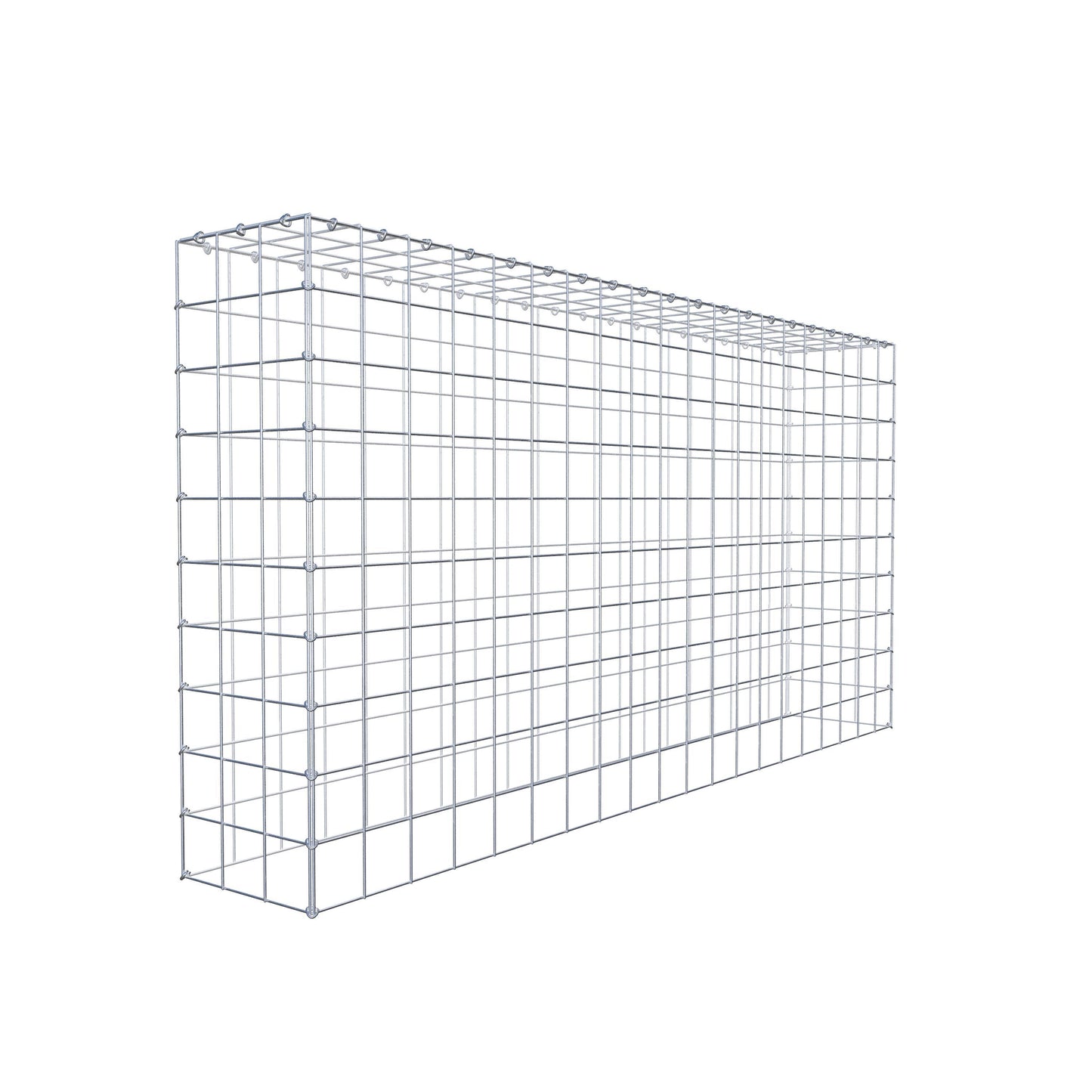 Anbaugabione Typ 3 200 cm x 100 cm x 30 cm (L x H x T), Maschenweite 10 cm x 10 cm, C-Ring
