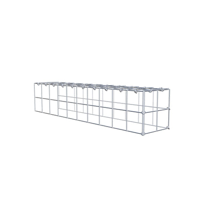 Gavión complementario de tipo 4 100 cm x 20 cm x 20 cm (L x A x P), malla 10 cm x 10 cm, anillo en C