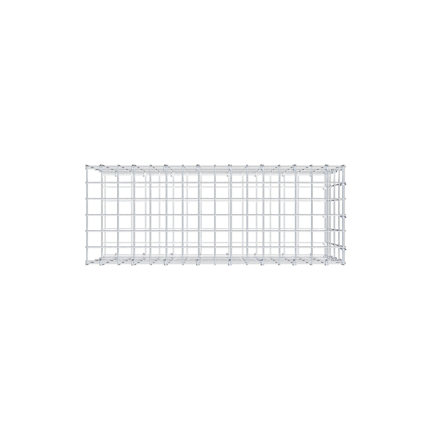 Pile aggiuntivo tipo 2 80 cm x 40 cm x 30 cm, maglia 5 cm x 10 cm, anello a C