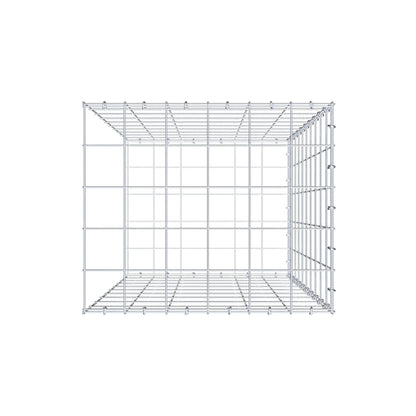 Anbaugabione Typ 2 100 cm x 60 cm x 50 cm (L x H x T), Maschenweite 10 cm x 10 cm, C-Ring