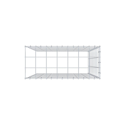 Pilote adicional tipo 4 100 cm x 70 cm x 30 cm (L x A x P), malla 10 cm x 10 cm, anillo en C