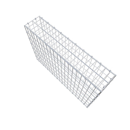 Gabion 100 cm x 70 cm x 20 cm (L x H x D), maskestørrelse 5 x 10 cm, spiralring
