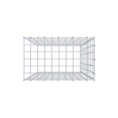 Fourche rapportée type 4 100 cm x 50 cm x 30 cm (L x H x P), mailles 5 cm x 10 cm, anneau C