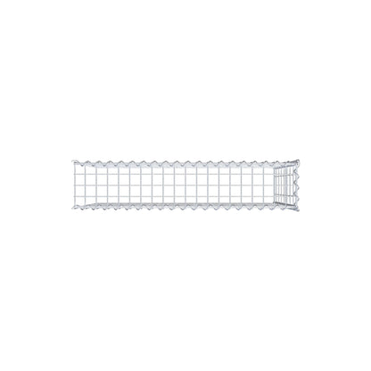 Anbaugabione Typ 4 100 cm x 80 cm x 20 cm (L x H x T), Maschenweite 5 cm x 10 cm, Spirale