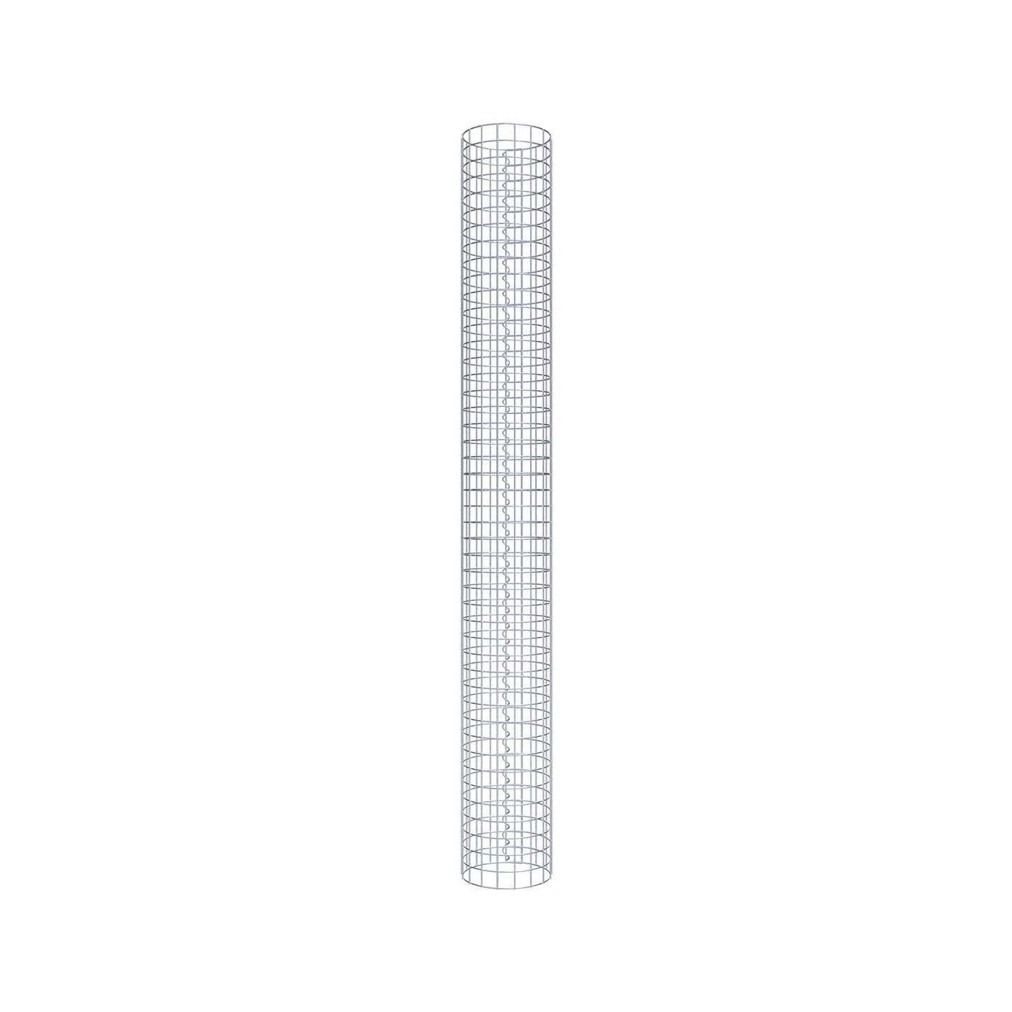 Gabionensäule rund 27 cm Durchmesser, 230 cm Höhe, Maschenweite 5 cm x 5 cm