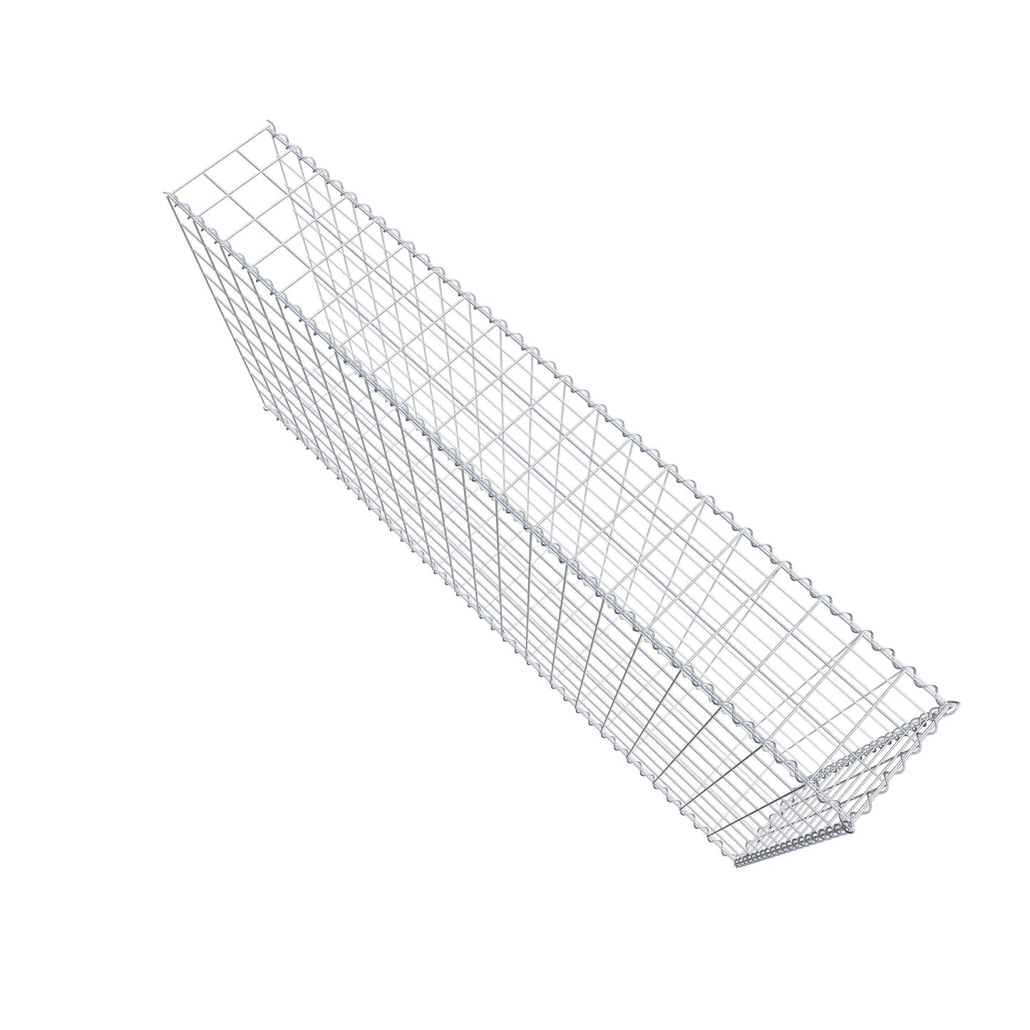 Gavión complementario tipo 2 200 cm x 100 cm x 30 cm (L x A x P), malla 10 cm x 10 cm, espiral
