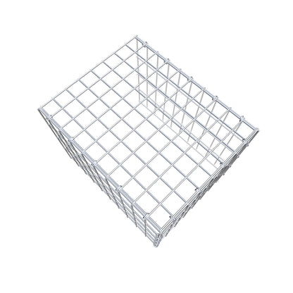 Fourche rapportée type 4 50 cm x 40 cm x 40 cm (L x H x P), mailles 5 cm x 10 cm, anneau C