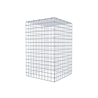 Pile aggiuntivo tipo 3 80 cm x 50 cm x 50 cm (L x H x P), maglia 5 cm x 5 cm, anello a C