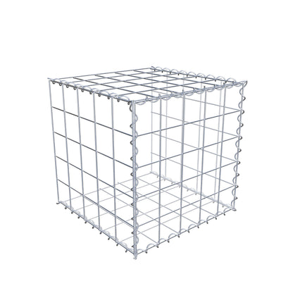 Anbaugabione Typ 2 50 cm x 50 cm x 50 cm (L x H x T), Maschenweite 10 cm x 10 cm, Spirale