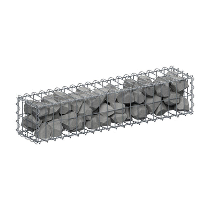 Gabion 100 cm x 20 cm x 20 cm (L x H x D), maskestørrelse 5 cm x 10 cm, spiral