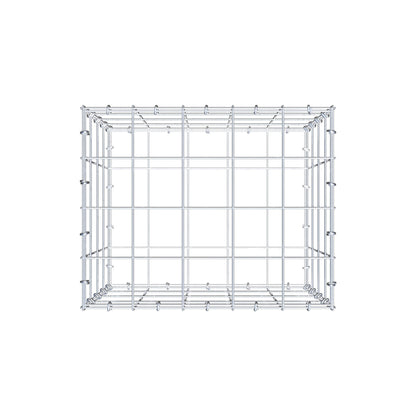 Gabione 50 cm x 40 cm x 40 cm (L x H x T), Maschenweite 10 cm x 10 cm, C-Ring