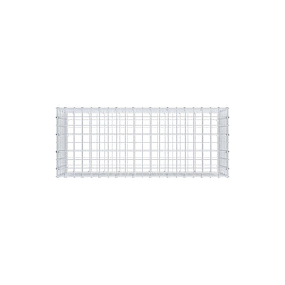 Gavión 100 cm x 40 cm x 40 cm (L x A x P), luz de malla 5 cm x 5 cm, anillo en C