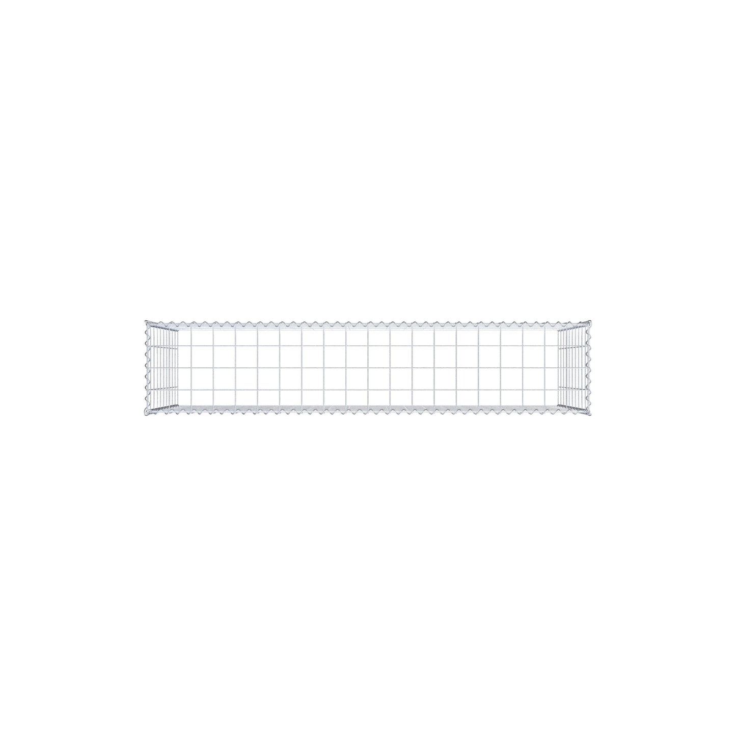 Anbaugabione Typ 3 200 cm x 100 cm x 40 cm (L x H x T), Maschenweite 10 cm x 10 cm, Spirale