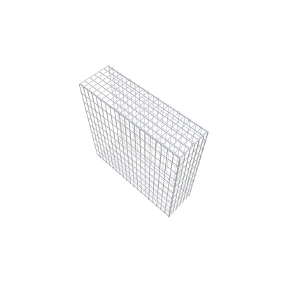 Mounted gabion type 2 100 cm x 100 cm x 30 cm, mesh size 5 cm x 10 cm, C-ring