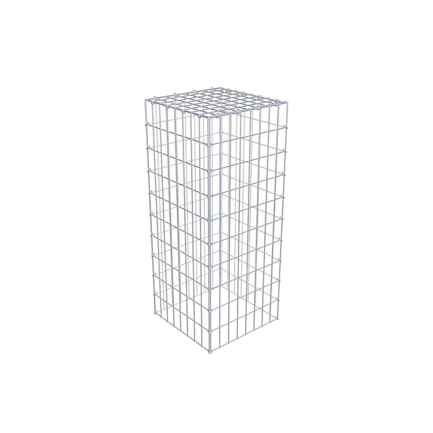 Fourche rapportée type 3 100 cm x 40 cm x 40 cm (L x H x P), mailles 5 cm x 10 cm, anneau C