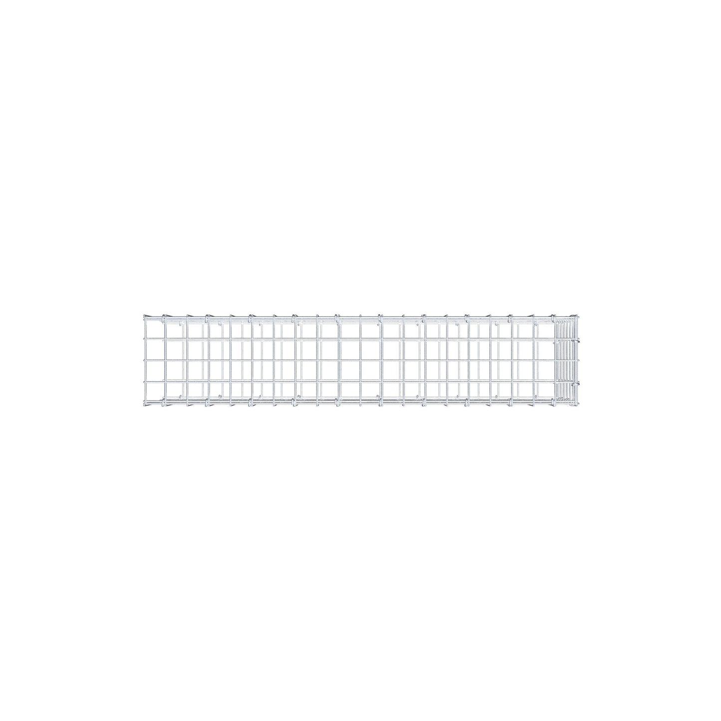 Fourche rapportée type 2 100 cm x 30 cm x 20 cm (L x H x P), mailles 5 cm x 5 cm, anneau C
