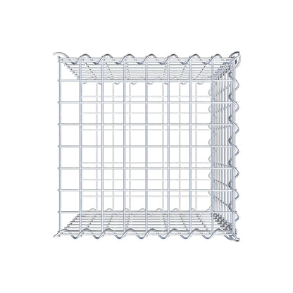 Add-on schanskorf type 2 40 cm x 40 cm x 40 cm (L x H x D), maaswijdte 5 cm x 5 cm, spiraalvormig