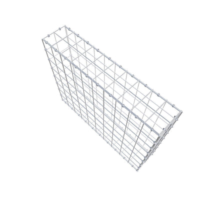Schanskorf 100 cm x 80 cm x 20 cm (L x H x D), maaswijdte 10 x 10 cm, spiraalring