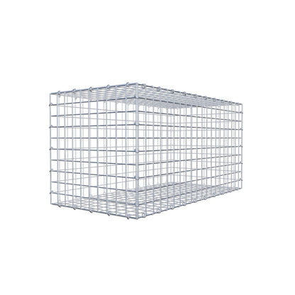 Gabbione 100 cm x 50 cm x 50 cm (L x H x P), maglia 5 cm x 5 cm, anello a C