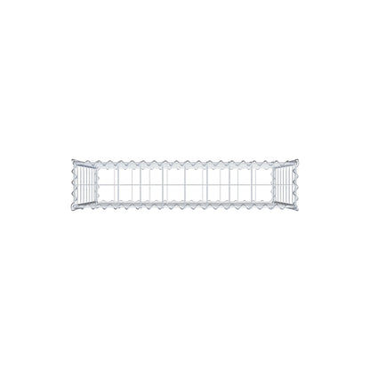 Gabion 100 cm x 80 cm x 20 cm (L x H x D), maskestørrelse 10 cm x 10 cm, spiral