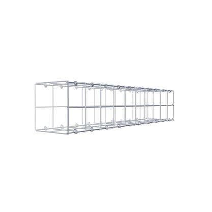 Gavión acoplable tipo 2 100 cm x 20 cm x 20 cm (L x A x P), malla 10 cm x 10 cm, anillo en C