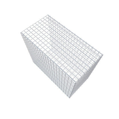 Type 2 oplegkorf 100 cm x 90 cm x 50 cm (L x H x D), maaswijdte 5 cm x 5 cm, C-ring