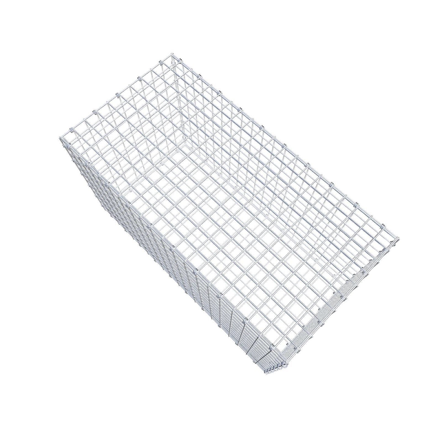 Schanskorf 100 cm x 60 cm x 50 cm (L x H x D), maaswijdte 5 x 5 cm, spiraalring