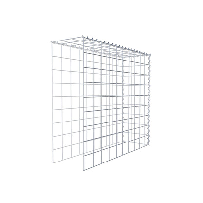 Anbaugabione Typ 4 100 cm x 90 cm x 30 cm (L x H x T), Maschenweite 10 cm x 10 cm, Spirale