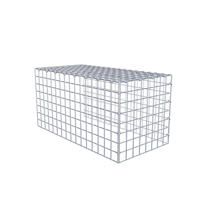 Tilläggspåle typ 4 80 cm x 40 cm x 40 cm (L x H x D), maskstorlek 5 cm x 5 cm, C-ring