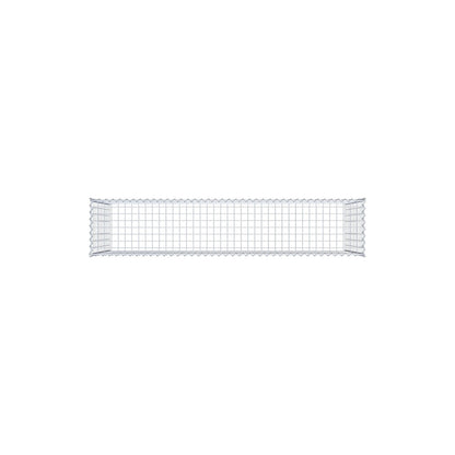 Anbaugabione Typ 3 200 cm x 100 cm x 40 cm (L x H x T), Maschenweite 5 cm x 10 cm, Spirale