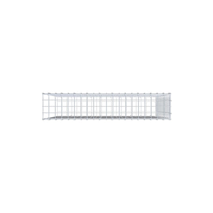 Monteret gabion type 2 100 cm x 90 cm x 20 cm (L x H x D), maskestørrelse 5 cm x 5 cm, C-ring