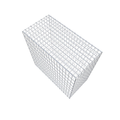 Gavión 100 cm x 100 cm x 50 cm (L x A x P), luz de malla 5 cm x 10 cm, anillo en C