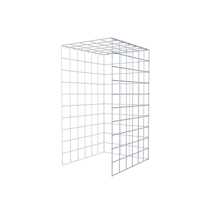 Gavión adicional tipo 4 100 cm x 60 cm x 50 cm (L x A x P), malla 10 cm x 10 cm, anillo en C
