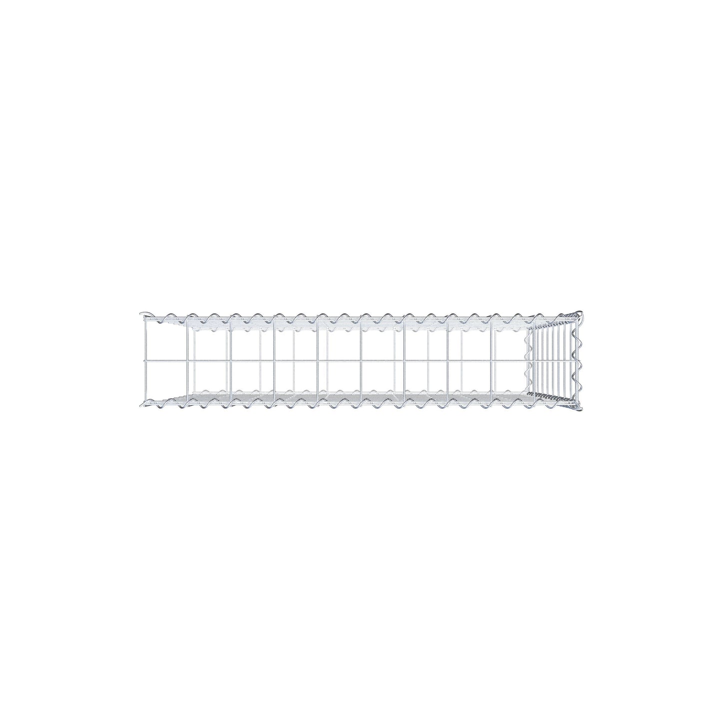 Gavión complementario tipo 2 100 cm x 90 cm x 20 cm (L x A x P), malla 10 cm x 10 cm, espiral