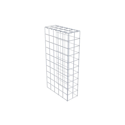 Gavión complementario de tipo 4 100 cm x 50 cm x 20 cm (L x A x P), malla 10 cm x 10 cm, anillo en C