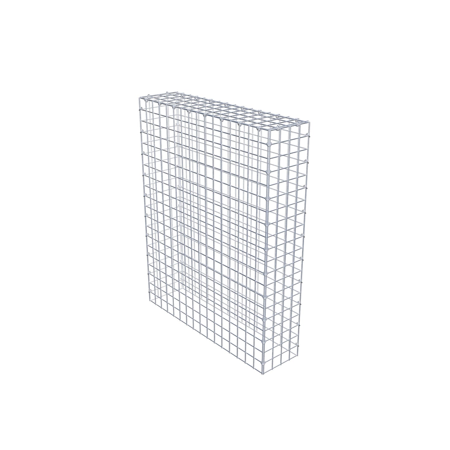 Gavión complementario de tipo 3 100 cm x 80 cm x 20 cm (L x A x P), malla 5 cm x 5 cm, anillo en C