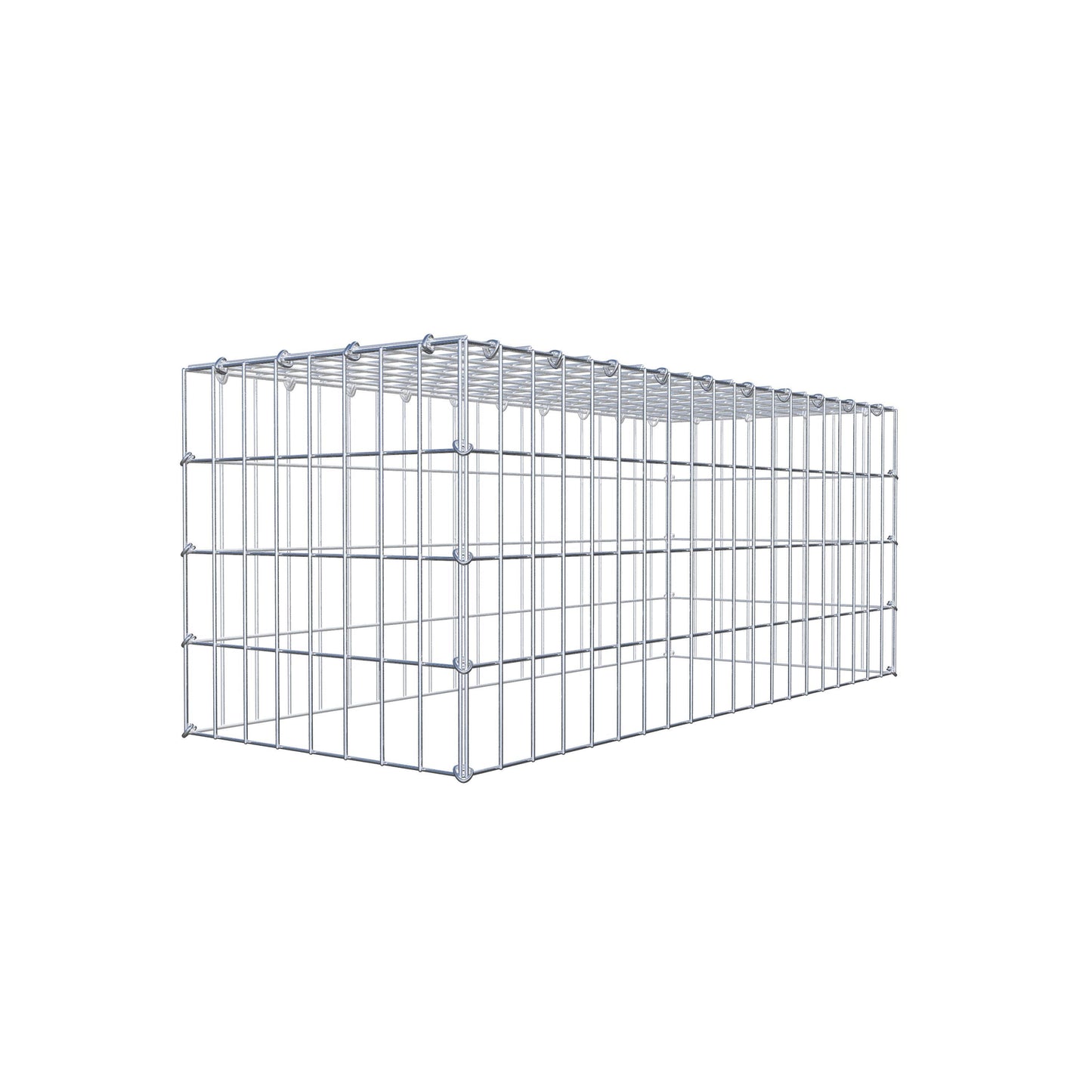 Fourche rapportée type 3 100 cm x 40 cm x 40 cm (L x H x P), mailles 5 cm x 10 cm, anneau C