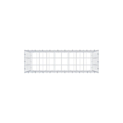 Gabion 100 cm x 60 cm x 30 cm (L x H x D), mesh size 10 x 10 cm, spiral ring